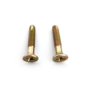 Tornillo Autorroscante de Cabeza Trompeta para Contenedor, de Acero al Carbono Zincado, M8*50mm M8*45mm, JIS ISO - Product Image 5