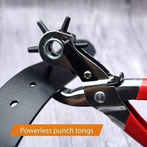Herramientas <span class=keywords><strong>de</strong></span> perforación <span class=keywords><strong>de</strong></span> cinturón y cuero Máquinas perforadoras rotativas ajustables disponibles en 6 tamaños para perforación <span class=keywords><strong>de</strong></span> sillín y artesanía - Product Image 3