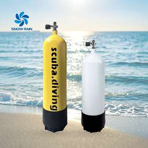 Bouteille d'air de plongée sous-marine en acier certifiée CE DOT, personnalisable, 230 bars, 15 l, OEM, bouteille de plongée sous-marine 12 l, 300 bars, 15 l - Product Image 1