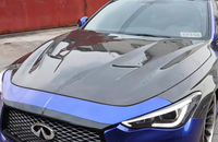Capot de moteur de voiture en Fiber de carbone pour INFINITI Q60
