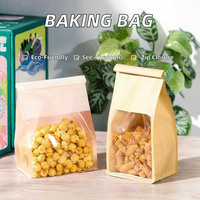 Sachet Doypack à fermeture éclair refermable pour popcorn, avec logo personnalisé, pour la conservation des aliments et l'emballage de vente au détail