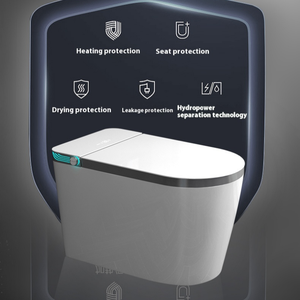 <span class=keywords><strong>Toilette</strong></span> d'hôtel intelligente une pièce WC automatique nettoyeur sans réservoir bol allongé Design intelligent - Product Image 6