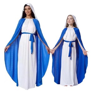 Disfraz de la Virgen María para Halloween, Traje de Fiesta, Disfraz de Santa María para Niña, BBFG-002 - Product Image 2