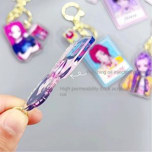 Porte-clés Kpop SEN YE Hunter, porte-clés pour sac à dos d'étudiant, sacs à main, cadeau pour amis, porte-clés en acrylique double face - Product Image 1