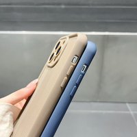 Casing ponsel TPU lembut Anti jatuh, casing ponsel desain tekstur Anti selip untuk iPhone 17 Air 16 15 14 13 12 11 Pro Max