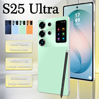 Smartphone S25 Ultra étanche à la poussière et scellé, écran LCD 6,9 pouces 120Hz, Android 15, 16 Go RAM, 1 To ROM, 108 MP, 8000 mAh+, MTK Dimensity Deca Core, 5G, Double SIM, Reconnaissance Faciale