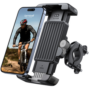 Soporte Plegable para Teléfono de Bicicleta Lamicall BCSP20, Diseño Invisible, Rotación de 360 Grados, Soporte de Seguridad con Bloqueo Rápido para Bicicleta de Montaña y Carretera - Product Image 1
