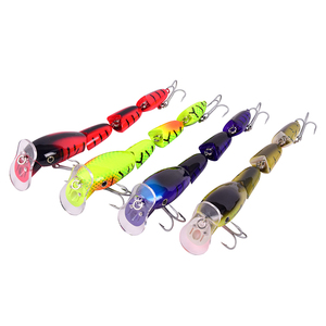 Thiết Kế Độc Đáo Nối Đầu Minnow Câu Cá Lure Baits 180Mm Nhân Tạo Nổi Cá Wobler - Product Image 1