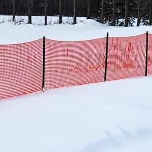 Hàng rào cảnh báo an toàn màu cam chịu thời tiết nặng do nhà máy sản xuất cho tuyết và an toàn trang web - Product Image 2