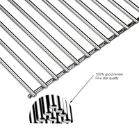 Grilles de cuisson en fil métallique pour barbecue, en acier inoxydable robuste, résistantes à la chaleur, pour barbecue au charbon de bois, au gaz et au four