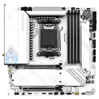 Tarjeta Madre JGINYUE B850M Snow Dream WIFI, DDR5, M-ATX, Compatible con Procesadores de Escritorio Serie 7000, 8000 y 9000