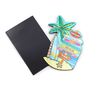 Imán de Refrigerador Personalizado con Imagen, Recuerdo de Vacaciones en Polinesia Francesa, Imán 3D de Aluminio Plateado para Refrigerador - Product Image 5