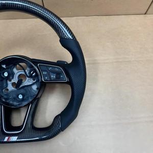 Volant en fibre de carbone pour <span class=keywords><strong>Audi</strong></span> Q4 <span class=keywords><strong>E</strong></span>-<span class=keywords><strong>tron</strong></span> <span class=keywords><strong>E</strong></span>-<span class=keywords><strong>tron</strong></span> <span class=keywords><strong>GT</strong></span> EV, rénovation intérieure de voiture - Product Image 5