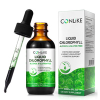 OEM/ODM Huile de Chlorophylle à Succès Commercial, Complément Herbal Riche en Extraits de Chlorophylle et Vitamine C, Qualité Alimentaire