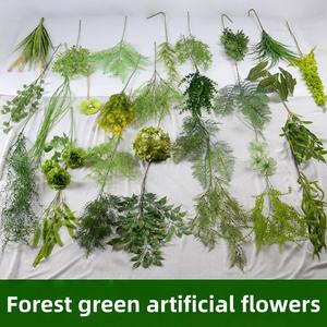 Plantas <span class=keywords><strong>de</strong></span> hojas <span class=keywords><strong>de</strong></span> espárragos artificiales para boda, decoración <span class=keywords><strong>de</strong></span> estilo forestal, flores, plantas verdes para Arreglo <span class=keywords><strong>de</strong></span> suelo - Product Image 4