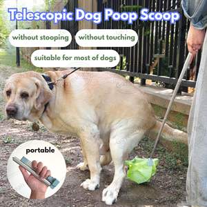 Recogedor <span class=keywords><strong>de</strong></span> Excrementos <span class=keywords><strong>de</strong></span> Perro Telescópico <span class=keywords><strong>de</strong></span> Manos Libres, Tamaño Grande, Estable, para Exteriores, Limpiador <span class=keywords><strong>de</strong></span> Excrementos <span class=keywords><strong>de</strong></span> Mascotas - Product Image 2