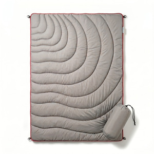 Manta Impermeable Acolchada para Viajes, Camping y Exteriores, Resistente al Viento, Lavable a Máquina - Product Image 1