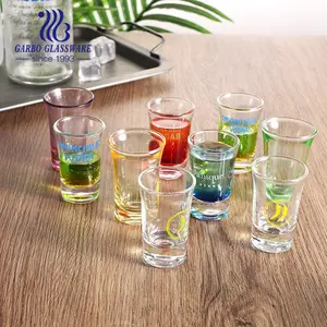 3 once colorate vodka souvenir turistici bicchieri di vetro per regalo attuale scelta tazza di vetro novità bicchiere bicchiere bicchieri da vino