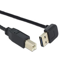 Cable de Extensión USB a Macho a USB a Hembra Reversible, Cable de Datos USB 2.0 con Conector de Doble Cara