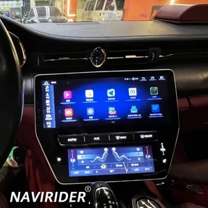 วิทยุติดรถยนต์ Android 13 Qualcomm สำหรับ Maserati Quattroporte ปี 2013-2020 เครื่องเล่นมัลติมีเดีย วิดีโอ พร้อมระบบนำทาง GPS อัตโนมัติ รองรับ Carplay - Product Image 1