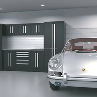 Station de travail modulaire personnalisable, établi de garage, organisation d'outils pour atelier de réparation automobile, coffre à outils, armoire combinée moderne