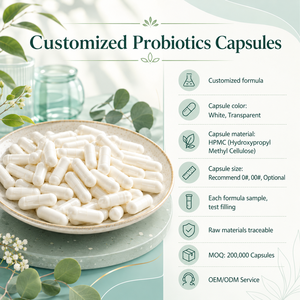 Suministro Directo de Fábrica, Cápsulas de Probióticos para Aliviar la Vaginitis, Lactobacillus Crispatus CCFM1110, Materia Prima, Servicio OEM ODM - Product Image 1