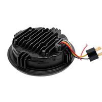 YongJin Black Led Phare avec feu de position pour vespa Scooter LXV