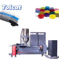 Granulateur plastique à double vis à économie d'énergie, équipement de recyclage de déchets plastiques, machine à granulés plastiques, fabricant de machines à granulés plastiques