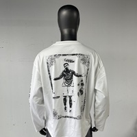 Chemise à manches longues pour homme MT1807, 100% coton, 210g, impression numérique, t-shirt à manches longues, décontracté, streetwear, fabricant