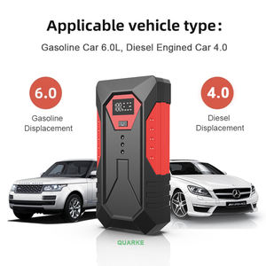 Портативное пусковое устройство 12В для автомобиля с цифровым дисплеем, двумя <span class=keywords><strong>USB</strong></span>-портами и функцией аварийного запуска при разряженном аккумуляторе - Product Image 4