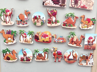Benutzer definierte Harz Kamel Pharao Pyramide Kühlschrank Magnet Souvenir Cairo Ägypten Kühlschrank Magnet