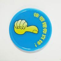 Jetons de poker de casino en ABS durables à motifs personnalisés 37x2mm, accessoires de table de roulette, jetons de jeu en plastique coloré