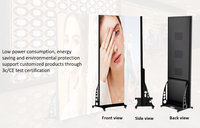 Écran d'affichage LED portable pour affiches, SMD GOB P1.86 P2 P2.5, écran LED publicitaire numérique d'intérieur