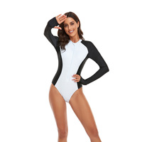 Maillot de bain à manches longues pour femmes, surf, plage, Sports aquatiques, été, séchage rapide, protection contre les éruptions cutanées, 2022