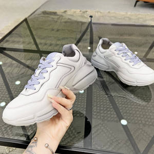 Sneakers en cuir de luxe pour l'été, de haute qualité, confortables, style classique décontracté, chaussures de marche - Product Image 5