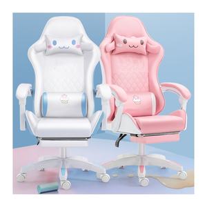 Silla ergonómica para juegos e-sports a buen <span class=keywords><strong>precio</strong></span> rosa con estampado de flor de cerezo para la temporada de primavera - Product Image 2