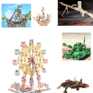 Agente de Compras 1688 y Taobao, Modelos 3D de Madera para Rompecabezas Tridimensionales, Agente de Abastecimiento en China - Product Image 1