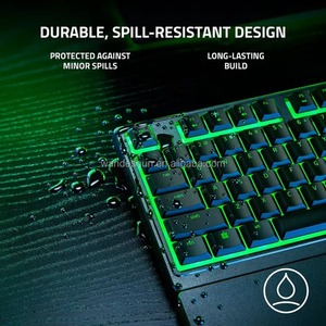 <span class=keywords><strong>Clavier</strong></span> de jeu mécanique ergonomique <span class=keywords><strong>Razer</strong></span> <span class=keywords><strong>Ornata</strong></span> V3 X avec interrupteurs à membrane silencieux et touches recouvertes d'un revêtement UV pour ordinateur de bureau - Product Image 2