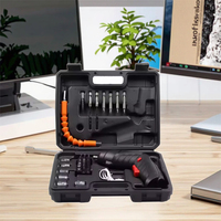 Juego de Destornilladores Eléctricos Recargables Totalmente Automáticos, Mini Taladro Manual de Alta Potencia, Herramienta Práctica para Uso en el Hogar y la Oficina