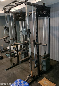 Çok Fonksiyonlu Kapsamlı Antrenör Ev Spor Salonu Smith Makinesi Fitness Ekipmanı Güç Kafesi <span class=keywords><strong>Bird</strong></span> Gantry Squat Rack Çok Yönlü - Product Image 4