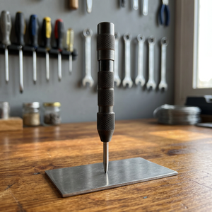 Poinçon automatique en acier, outil de marquage de précision, poinçon à ressort réglable pour la fabrication de bijoux, du métal et du bois | GS220 - Product Image 2