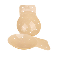 Cubiertas transpirables para pezones con elevación de silicona reutilizable para pechos grandes, empanadas adhesivas para pezones, impermeables, ultrafinas
