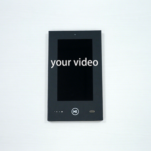 Brochure vidéo personnalisée Invitation de mariage d'affaires vidéo de 7 pouces Carte de voeux Carte d'<span class=keywords><strong>album</strong></span> Boîte à écran LCD Hd de 5 pouces Brochure - Product Image 2