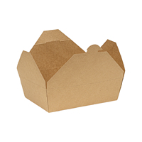 Boîte d'emballage alimentaire en papier kraft jetable de luxe personnalisée pour le Biryani, pour le déjeuner du Ramadan, à emporter, livraison, emballage de restaurant