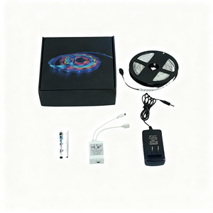 Bande lumineuse <span class=keywords><strong>Led</strong></span> <span class=keywords><strong>RGB</strong></span> 5050, <span class=keywords><strong>ruban</strong></span> d'éclairage étanche, avec télécommande, Flexible, pour rétro-éclairage de la télévision, salle de fête, 5M-30M, 5 v - Product Image 6