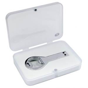 Clé USB promotionnelle 8 Go avec ouvre-bouteille et porte-clés - Product Image 2