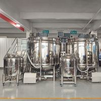 Mélangeur Guanyu 5000L pour la fabrication de shampoing, agitateur chauffant pour la vaisselle, cuve de mélange homogénéisante