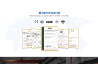 Moteur monophasé série YL 0,37-5,5 kW 220-760 V, efficacité IE3, protection IP55, 1-5,5 CV pour compresseur d'air