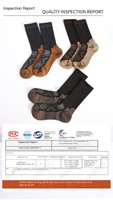 Chaussettes de randonnée épaisses décontractées respirantes antidérapantes en laine mérinos de qualité supérieure pour l'hiver et l'automne, pour le ski en plein air