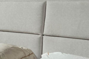 Modern Op Maat Gemaakt Ontwerp Grijs Fluwelen Hoofdeinde <span class=keywords><strong>Queen</strong></span> Size Zacht En Verlicht Bed Met Massief Hout En Metaal Voor Thuisgebruik In De Slaapkamer - Product Image 3